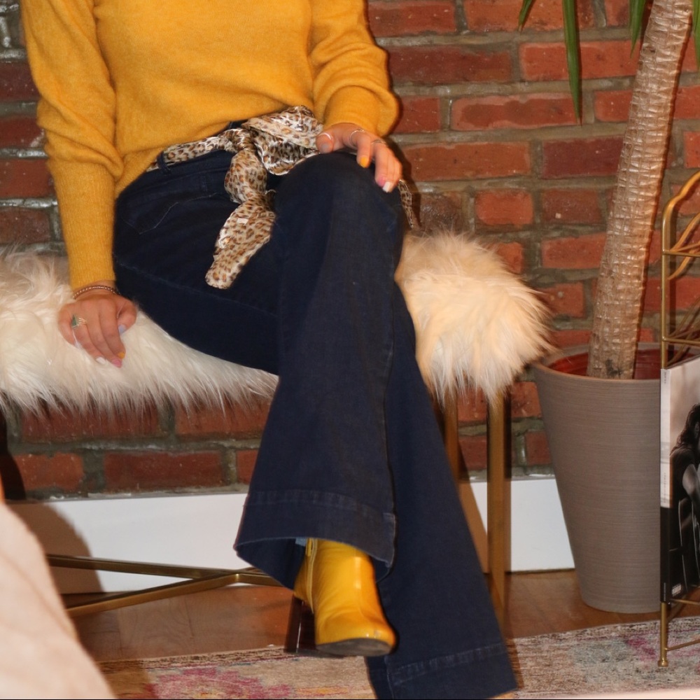 Bell bottom jeans